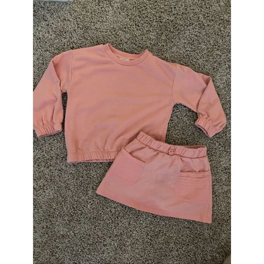 ❤️Jessica Simpson Sweatshirt & Skort Set Sz3T